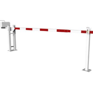 Barrera elevadora con listón de aluminio universal
