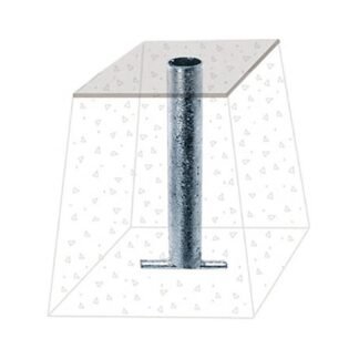 Pieza de sujeción para tubo 30 x 30 mm - Mobiliario urbano