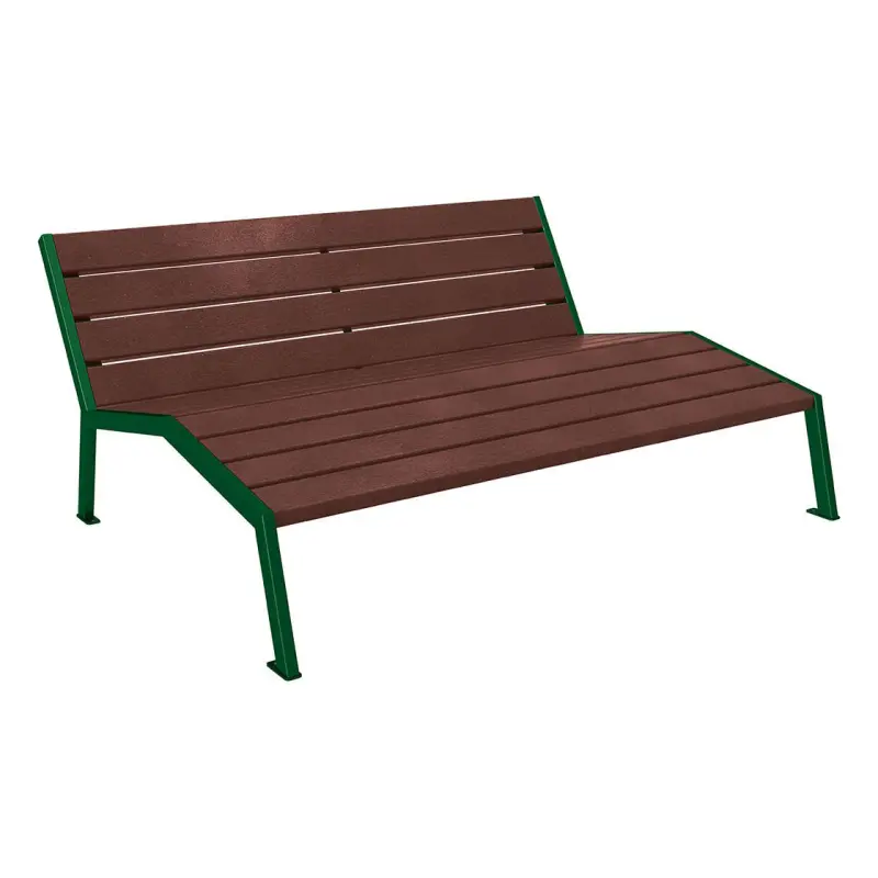 Tumbona Silaos® acero y plástico reciclado - Imagen 6