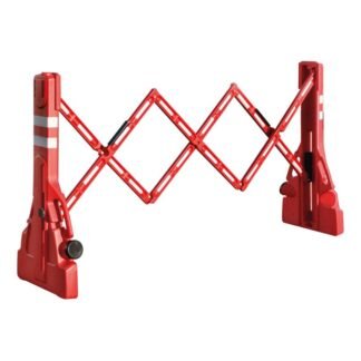 Barrera extensible de PVC - Seguridad vial