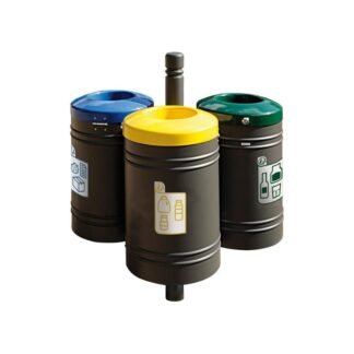 Papelera Galway City para recogida selectiva 40 litros