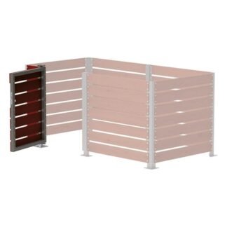 Puerta de laminado compacto para cubrecontenedores Modulable