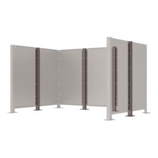 Postes cubrecontenedores modulable