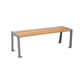 Banqueta Silaos® acero y madera