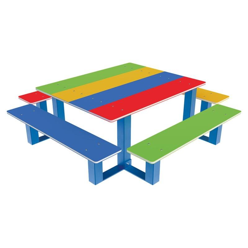 Mesa de pícnic Arc-en-ciel