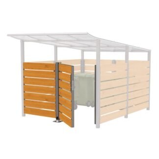 Puerta de laminado compacto para cubrecontenedores Modulo